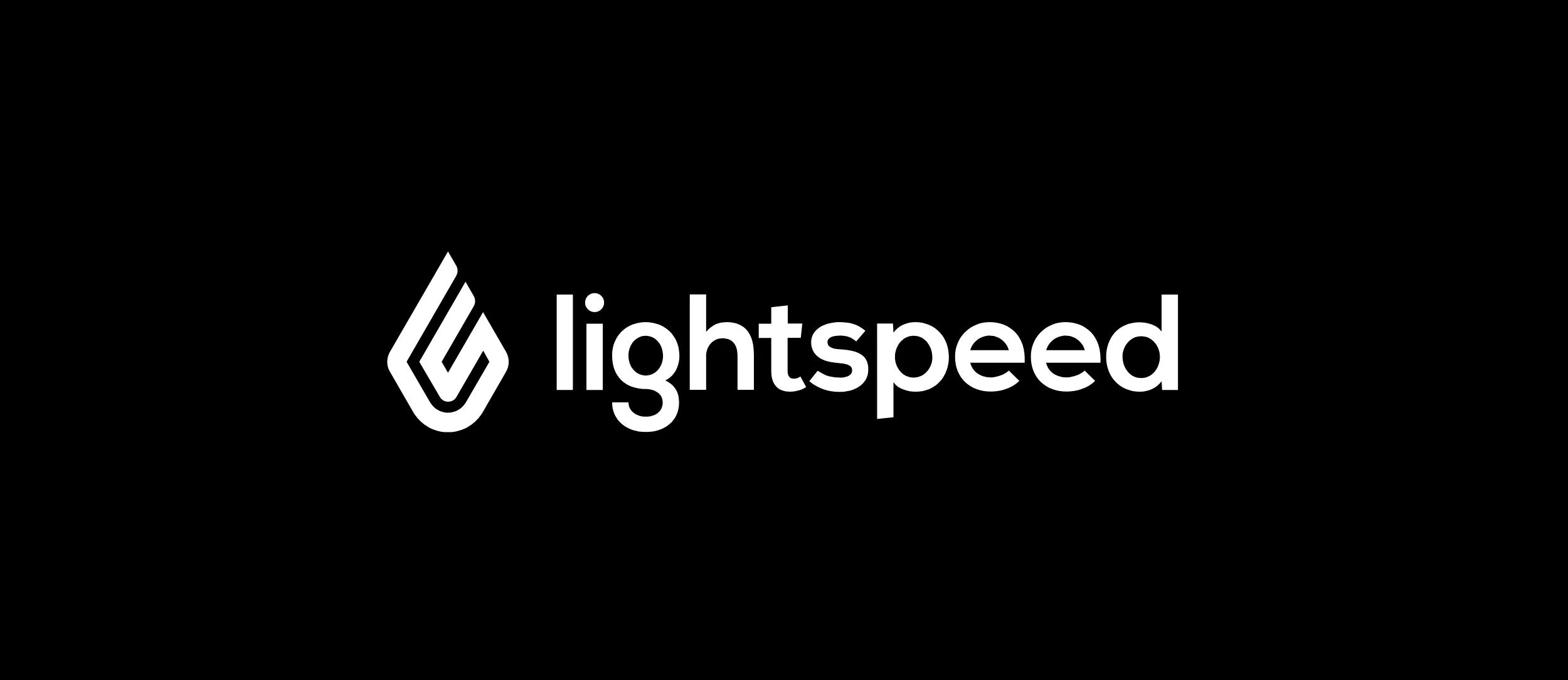 Lightspeed logo in white