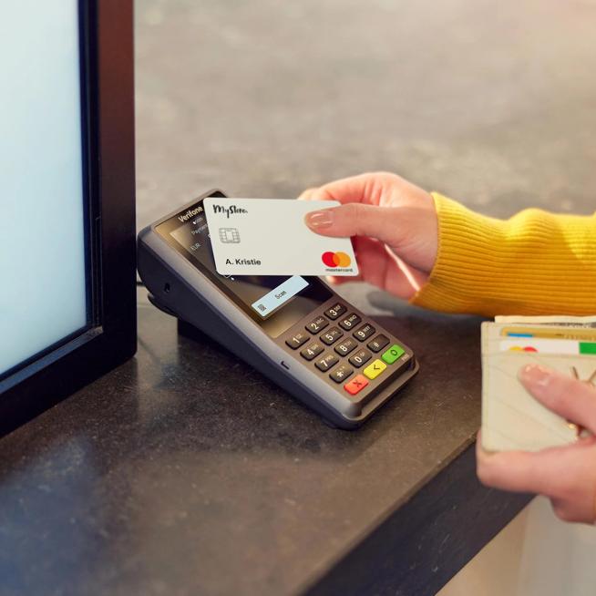 Making a card payment with Adyen issued card