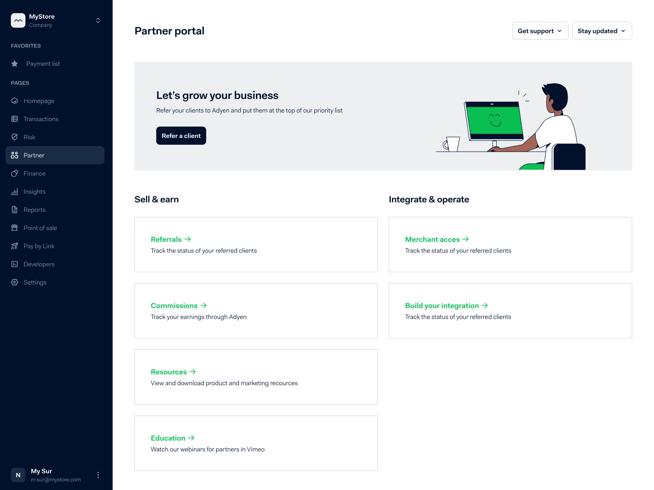 Partners – The Adyen Partner Portal