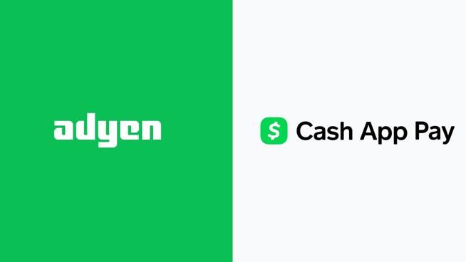 Adyen and Cash App Pay logos