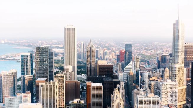 Photograph of Chicago skyline