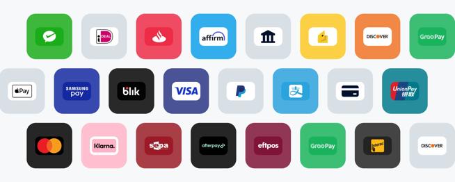 Payment method logos