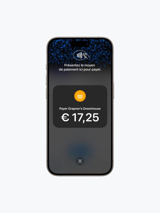 Tap to Pay sur iPhone device