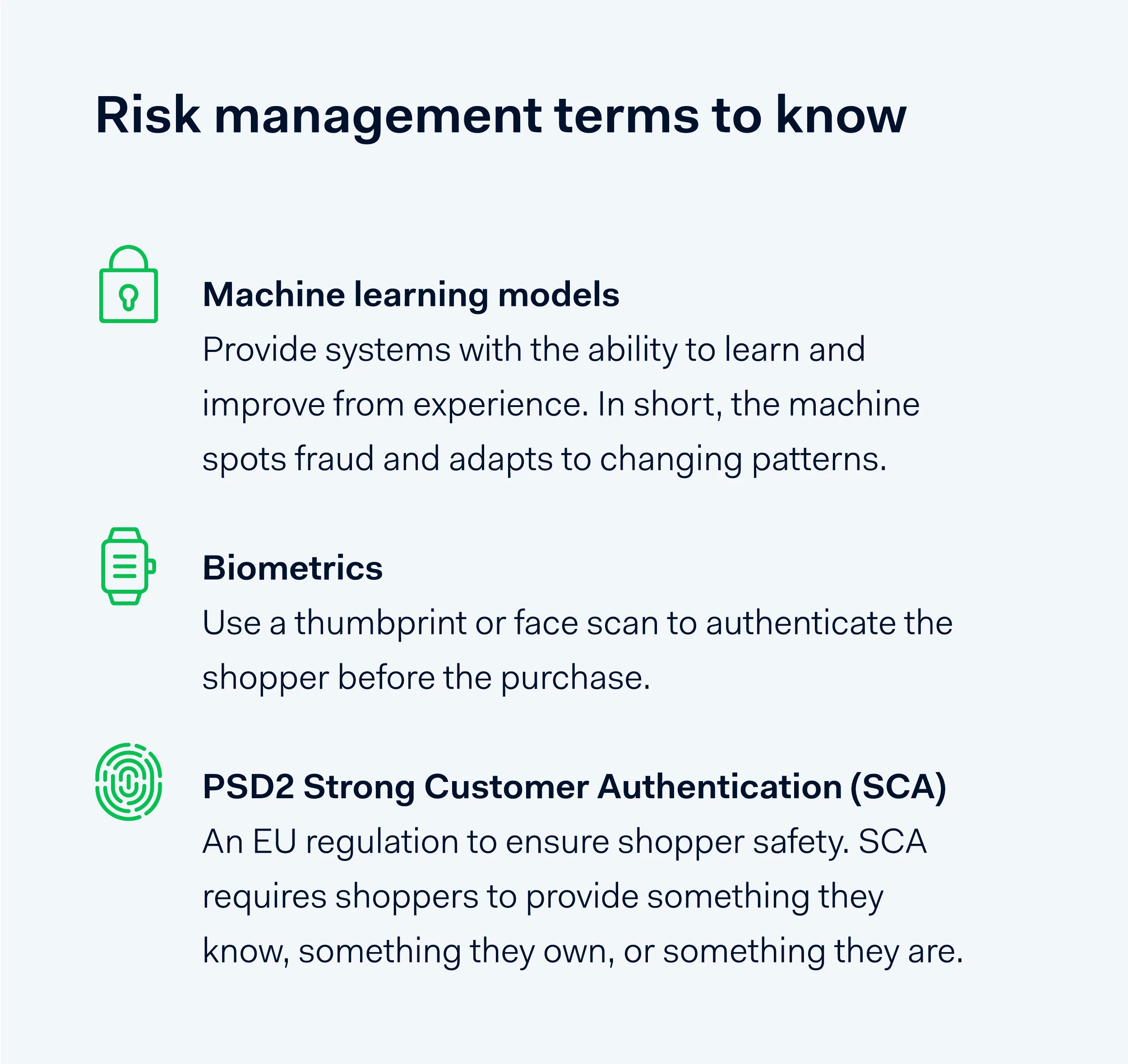 risk management terms