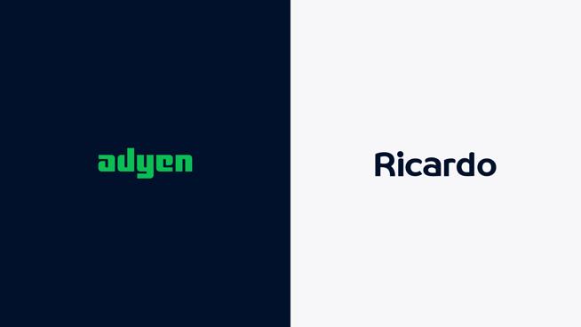 Adyen x Ricardo logos